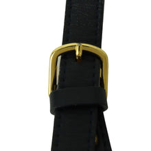 Load image into Gallery viewer, Yves Saint Laurent Gold Logo Navy & White Pochette Shoulder Bag - 01350