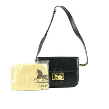 Load image into Gallery viewer, Celine Horse Carriage Black Shoulder Bag - 01342