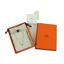 Load image into Gallery viewer, Hermes Mini Pop H Pendant Etoupe Necklace - 01452