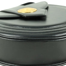 Load image into Gallery viewer, Yves Saint Laurent Gold Logo Black Shoulder Bag - 01352