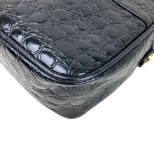 Load image into Gallery viewer, Salvatore Ferragamo VARA DH-213096 SHOULDER BAG EMBOSSED LEATHER BLACK - 01488
