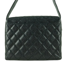 Load image into Gallery viewer, CHANEL Black Caviar Leather Vintage Shoulder Bag - 01372