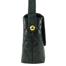 Load image into Gallery viewer, CHANEL Black Caviar Leather Vintage Shoulder Bag - 01372