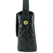 Load image into Gallery viewer, CHANEL Black Caviar Leather Vintage Shoulder Bag - 01372