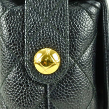 Load image into Gallery viewer, CHANEL Black Caviar Leather Vintage Shoulder Bag - 01372