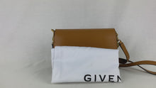 Load and play video in Gallery viewer, GIVENCHY Calfskin Small GV3 Shoulder Bag Amber Mastic - 01414