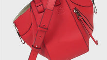 Load and play video in Gallery viewer, Loewe Hammock Small Red 2 Way Bag - 01180
