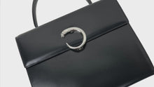 Load and play video in Gallery viewer, CARTIER PANTHER SLIVER HARDWARE HANDBAG LEATHER - 01507