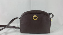 Load and play video in Gallery viewer, Celine Round Gold Buckle Brown Shoulder Bag - 01346