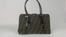 Load and play video in Gallery viewer, Fendi Zucca Buston Handle Bag - 01214