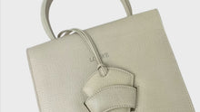 Load and play video in Gallery viewer, LOEWE BARCELONA LVORY HAND BAG LEATHER - 01477