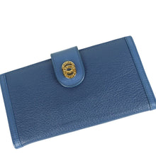 Load image into Gallery viewer, Bvlgari Navy Doppio Long Wallet - 01217