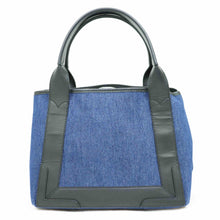 Load image into Gallery viewer, Balenciaga Navy Cabas S Tote Bag in Denim - 00964