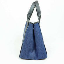 Load image into Gallery viewer, Balenciaga Navy Cabas S Tote Bag in Denim - 00964