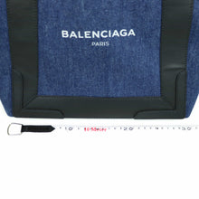 Load image into Gallery viewer, Balenciaga Navy Cabas S Tote Bag in Denim - 00964