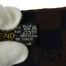 Load image into Gallery viewer, Fendi Check Pattern Wool Scarf - 00995