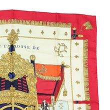 Load image into Gallery viewer, Hermes Vue du carrosse de la galère la réale carré Scarf - 01010