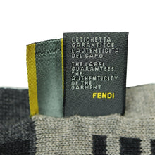 Load image into Gallery viewer, Fendi FF Gray Double Side Wool Scarf - 01043