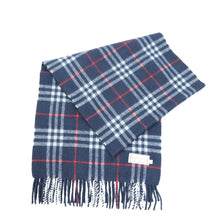 Load image into Gallery viewer, Burbbery Cashmere Check Scarf - 01072