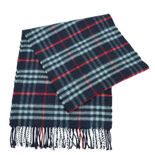 Load image into Gallery viewer, Burberry Check Cashmere Scarf - 01077