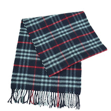 Load image into Gallery viewer, Burberry Check Cashmere Scarf - 01077