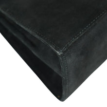 Load image into Gallery viewer, Salvatore Ferragamo Gancini Suede Black 2 Way Bag - 01303