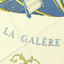 Load image into Gallery viewer, Hermes Carre 90 Vue Du Carrosse De La Galere La Reale Navy Scarf - 01267