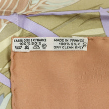 Load image into Gallery viewer, Hermes Carre 90 Cols Verts Pink Scarf - 01253