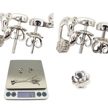 Load image into Gallery viewer, 750/K18 Diamond 0.21ct(0.07x3) Necklace & Earring Sets - 01176