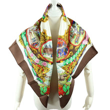 Load image into Gallery viewer, Hermes Carre 90 L'entente Cordiale Brown Scarf - 01274