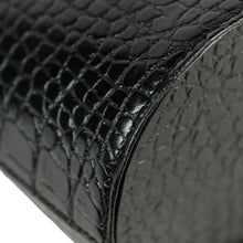 Load image into Gallery viewer, Yves Saint Laurent Lizard Black Tote Handle Bag - 01290