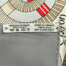 Load image into Gallery viewer, Hermes Carre 90 Eperon D'or Grey Scarf - 01252