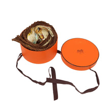Load image into Gallery viewer, Hermes Pleated Brown Scarf - 01164