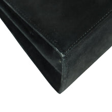 Load image into Gallery viewer, Salvatore Ferragamo Gancini Suede Black 2 Way Bag - 01303
