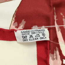 Load image into Gallery viewer, Hermes Carre 90 Au Gre Du Vent Beige Scarf - 01245