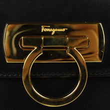 Load image into Gallery viewer, Salvatore Ferragamo Gancini Black Handle Bag - 01237