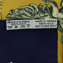 Load image into Gallery viewer, Hermes Carre 90 Sanssoucy Navy Scarf - 01273