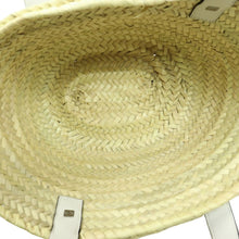 Load image into Gallery viewer, Loewe Small Basket bag in Palm Leaf and Calfskin - 01081