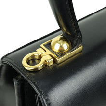 Load image into Gallery viewer, Salvatore Ferragamo Gancini Black 2 Way Bag - 01308