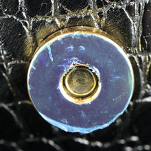 Load image into Gallery viewer, Yves Saint Laurent Lizard Black Tote Handle Bag - 01290