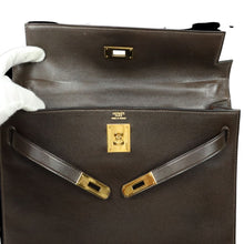 Load image into Gallery viewer, Hermes Kelly 32 Brown Circle P Handle Bag - 01138