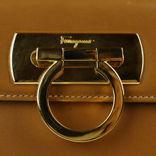 Load image into Gallery viewer, Salvatore Ferragamo Gancini Caramel 2 Way Bag - 01236
