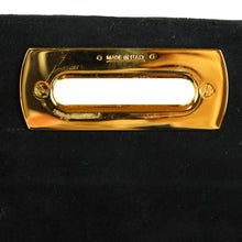 Load image into Gallery viewer, Salvatore Ferragamo Gancini Suede Black 2 Way Bag - 01303