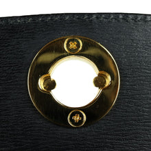 Load image into Gallery viewer, Valentino Twist Lock Black 2 Way Bag - 01296