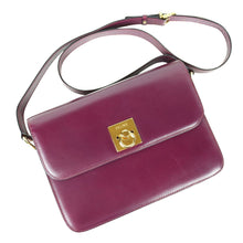 Load image into Gallery viewer, Celine Ring Lock Purple Shoulder Bag - 01224