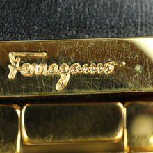 Load image into Gallery viewer, Salvatore Ferragamo Gancini Black 2 Way Bag - 01238