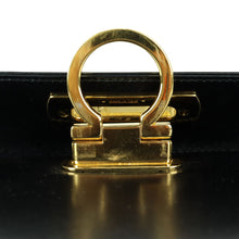 Load image into Gallery viewer, Salvatore Ferragamo Gancini Black 2 Way Bag - 01308