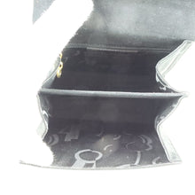 Load image into Gallery viewer, Salvatore Ferragamo Gancini Suede Black 2 Way Bag - 01303