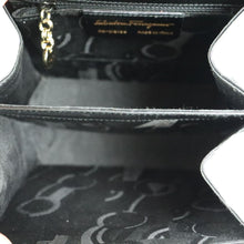 Load image into Gallery viewer, Salvatore Ferragamo Gancini Black 2 Way Bag - 01238
