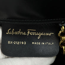 Load image into Gallery viewer, Salvatore Ferragamo Gancini Black 2 Way Bag - 01308